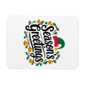 Magnet Flexible Vœux de Noël (Horizontal)