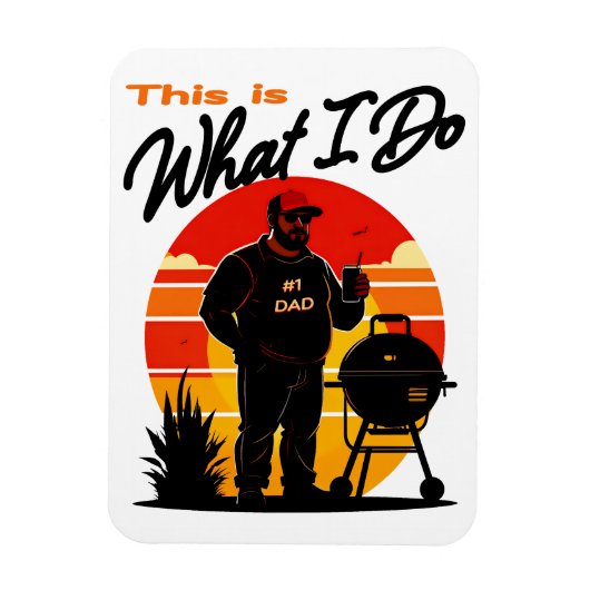 Magnet Flexible Voici ce que je fais Flex (Vertical)