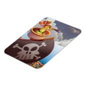 Magnet Flexible Voile avec pirates (Côté Gauche)