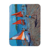 Magnet Flexible Voiles rouges et blanches Abersoch (Vertical)