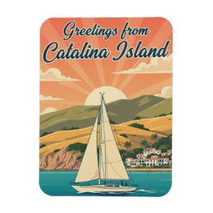 Magnet Flexible Voilier à Avalon Catalina Island Californie
