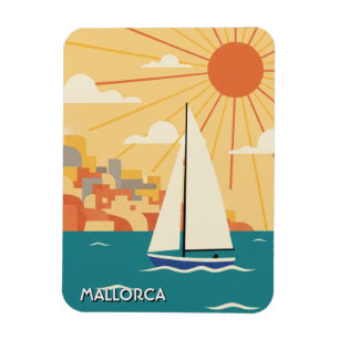 Magnet Flexible Voilier à Majorque Espagne Voyage