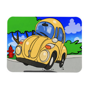 Magnet Flexible Voiture Carton mignonne