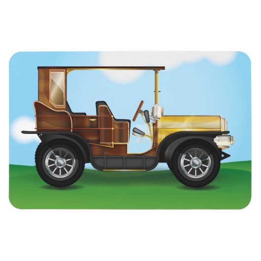 Magnet Flexible Voiture Classique (Horizontal)