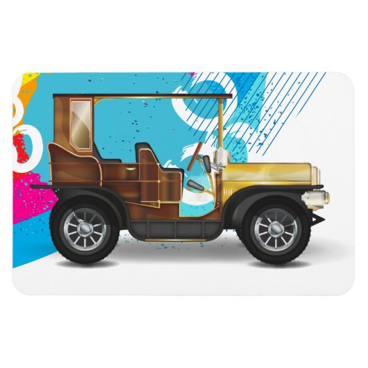Magnet Flexible Voiture Classique (Horizontal)