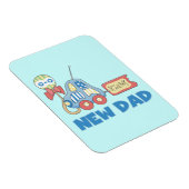 Magnet Flexible Voiture Nouveau Papa C'est un garçon Cadeaux (Côté Droit)