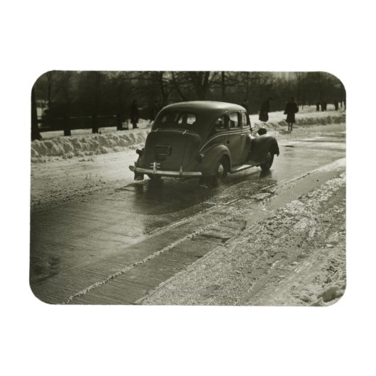 Magnet Flexible Voiture sur la route (Horizontal)