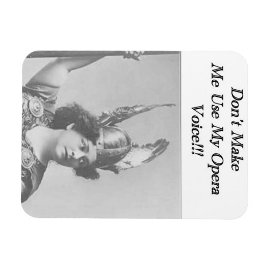 Magnet Flexible Voix opéra (Horizontal)