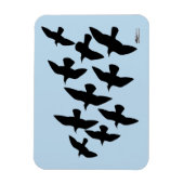 Magnet Flexible Vol de pigeons (Vertical)