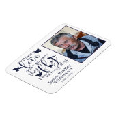 Magnet Flexible Voler à côté de nous Bird Memorial Funeral Keepsak (Côté Gauche)