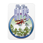 Magnet Flexible Voler Les Alpes (Vertical)