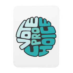 Magnet Flexible Vote Pro Choix Art De Mot