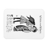 Magnet Flexible Votes Pour Les Femmes (Horizontal)