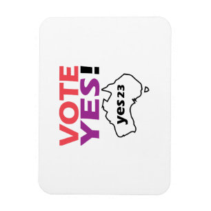 Magnet Flexible Votez Oui Pour La Voix Des Australiens Indigènes 