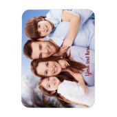 Magnet Flexible Votre aimant photo de famille (Vertical)