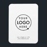 Magnet Flexible Votre logo | Entreprise Moderne Minimaliste<br><div class="desc">A simple custom business model in a minimalist style which can be easily updated with your company logo and company slogan or info. If you need any help personalizing this product,  please contact me using the message button below and I'll be happy to help.</div>
