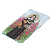 Magnet Flexible VOTRE MODÈLE PHOTO - St Gertrude avec Chats Saint (Côté Gauche)