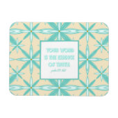 Magnet Flexible Votre Parole est l'essence de la vérité - Ps 119:1 (Horizontal)