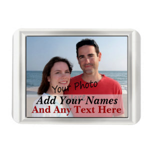 Magnet Flexible Votre Photo Dans Le Cadre Blanc Regarder Sur Un Ai