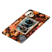 Magnet Flexible VOTRE PHOTO dans un aimant de cadre Halloween (Côté Gauche)