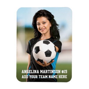 Magnet Flexible Votre photo de soccer personnalisé ou votre sport