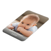 Magnet Flexible Votre photo et n'importe quel texte Simple Photo m (Côté Gauche)