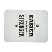 Magnet Flexible Vous Devez Plus Forte - Aimant (Horizontal)