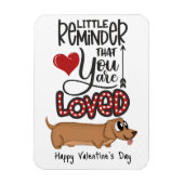 Magnet Flexible Vous êtes adoré...Une Saint Valentin du réfrigérat (Vertical)