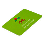 Magnet Flexible Vous êtes deux cerfs - Joyeux Kissmas ! (Côté Gauche)