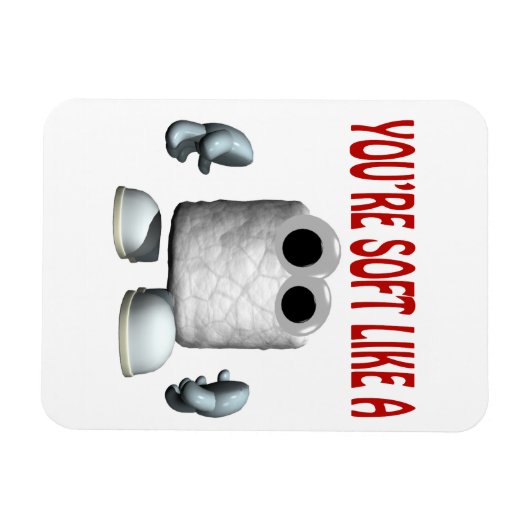 Magnet Flexible Vous Êtes Doux Comme Un Marshmallow (Horizontal)