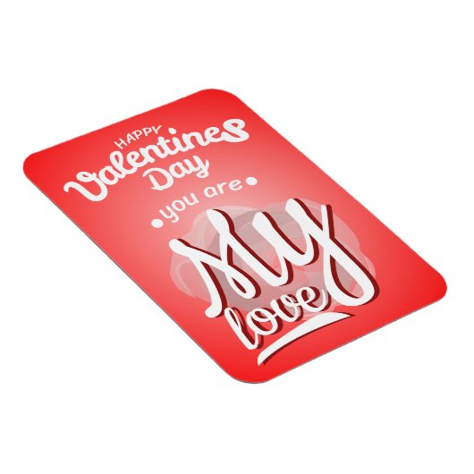 Magnet Flexible vous êtes heureuse Sainte-Valentin (Côté Droit)