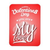 Magnet Flexible vous êtes heureuse Sainte-Valentin (Vertical)