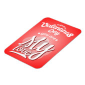 Magnet Flexible vous êtes heureuse Sainte-Valentin (Côté Gauche)