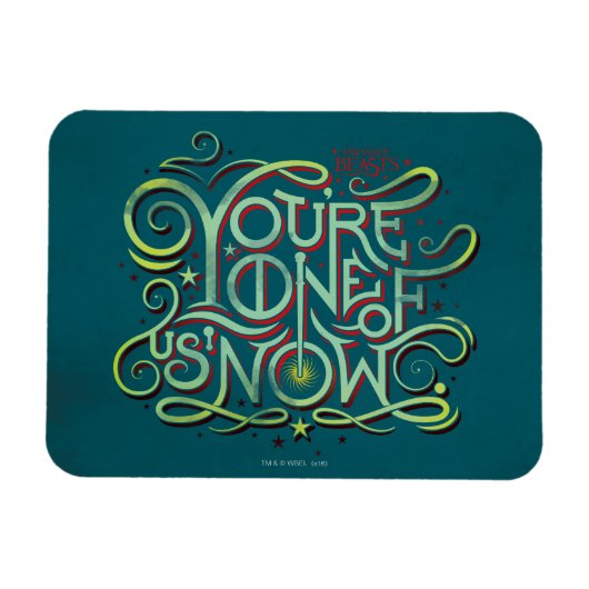 Magnet Flexible Vous êtes l'un de nous maintenant Green Graphic (Horizontal)