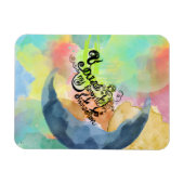 Magnet Flexible Vous êtes ma citation d'aquarelle INK préférée (Horizontal)