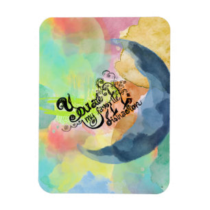 Magnet Flexible Vous êtes ma citation d'aquarelle INK préférée
