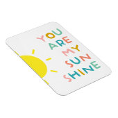 Magnet Flexible Vous Êtes Mes Sunshine Pastels (Côté Droit)