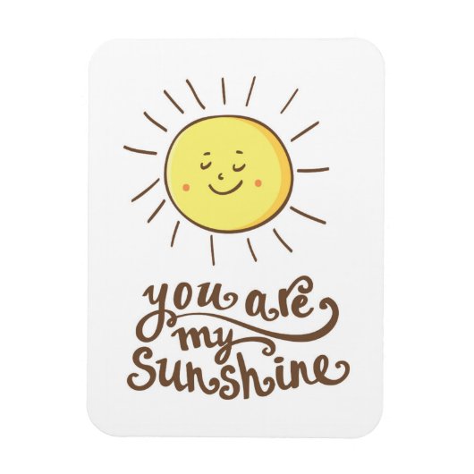 Magnet Flexible Vous Êtes Mon Soleil (Vertical)