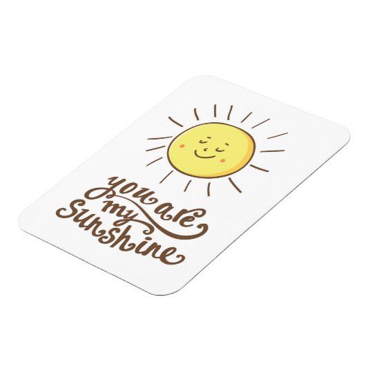 Magnet Flexible Vous Êtes Mon Soleil (Côté Gauche)