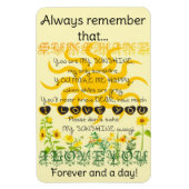 Magnet Flexible Vous Êtes Mon Soleil (Vertical)