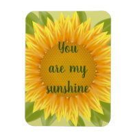 Vous êtes mon Sunshine Sunflower Citation d'art