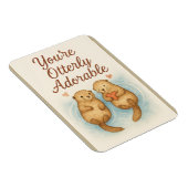 Magnet Flexible Vous êtes tout simplement adorable – Douces loutre (Côté Droit)