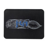 Magnet Flexible Vous n'êtes pas seul bougie compassion gentillesse (Horizontal)