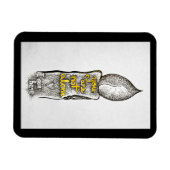 Magnet Flexible Vous n'êtes pas seul, je suis ici une citation d'a (Horizontal)