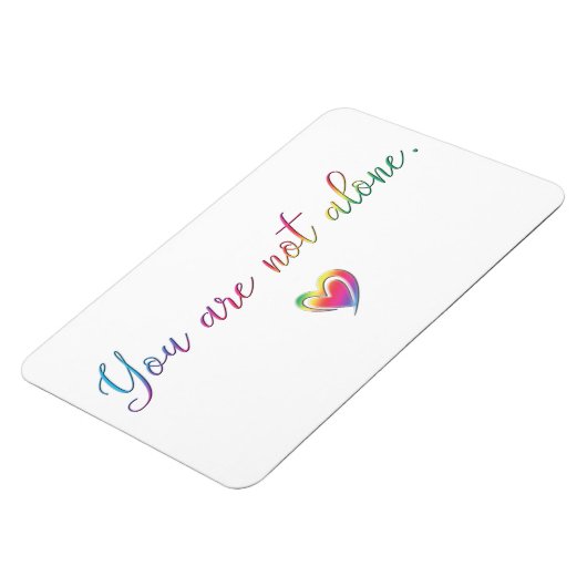 Magnet Flexible Vous N'Êtes Pas Seul/Pin De Sécurité (Côté Gauche)