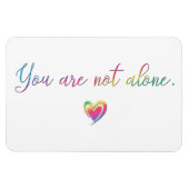 Magnet Flexible Vous N'Êtes Pas Seul/Pin De Sécurité (Horizontal)