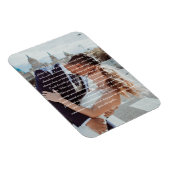 Magnet Flexible Vows mariages Faux Enveloppé toile Imprimer (Côté Droit)