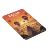 Magnet Flexible Voyage à Bagan Myanmar (Côté Droit)