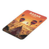 Magnet Flexible Voyage à Bagan Myanmar (Côté Gauche)