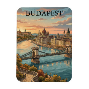 Magnet Flexible Voyage à Budapest sur le Danube